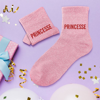 Chaussettes Princesse TU - Rose