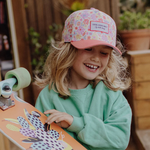 Casquette Retro Flowers - Enfant / Adulte