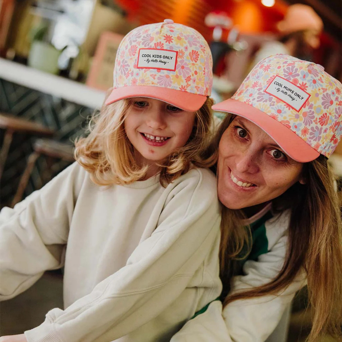 Casquette Retro Flowers - Enfant / Adulte