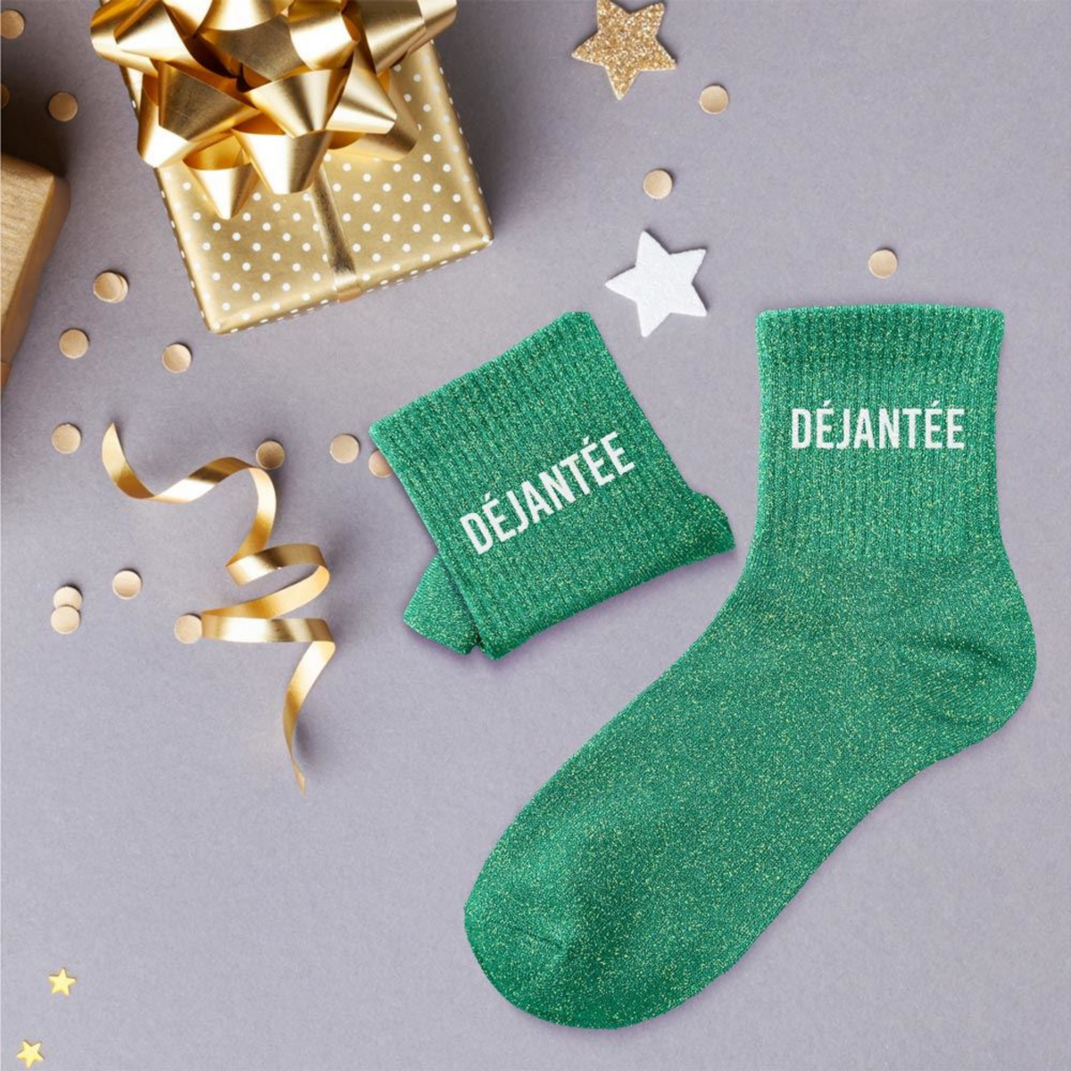 Chaussettes Déjantée TU - Vert