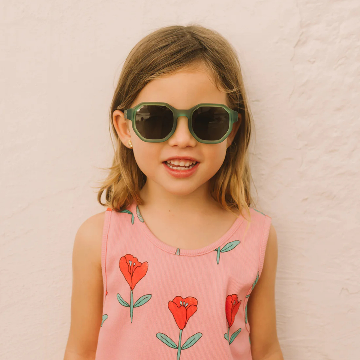 Lunettes de Soleil Enfant – Vert Olive