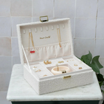 Boîte à bijoux Louise - Moumoute Blanc