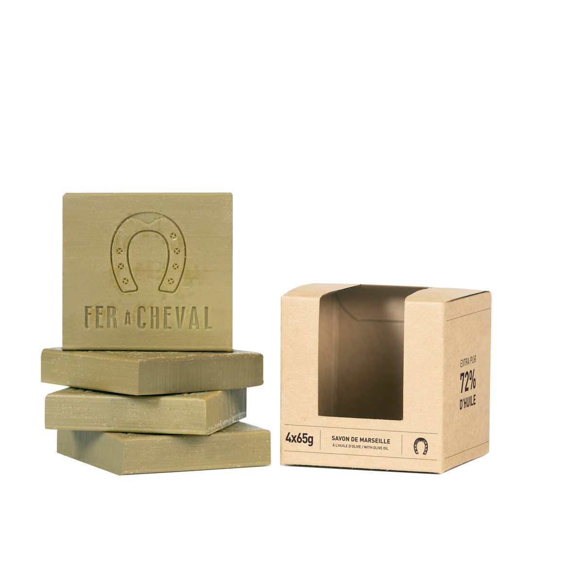 Savon Tranché à l'Huile d'Olive 4X65G
