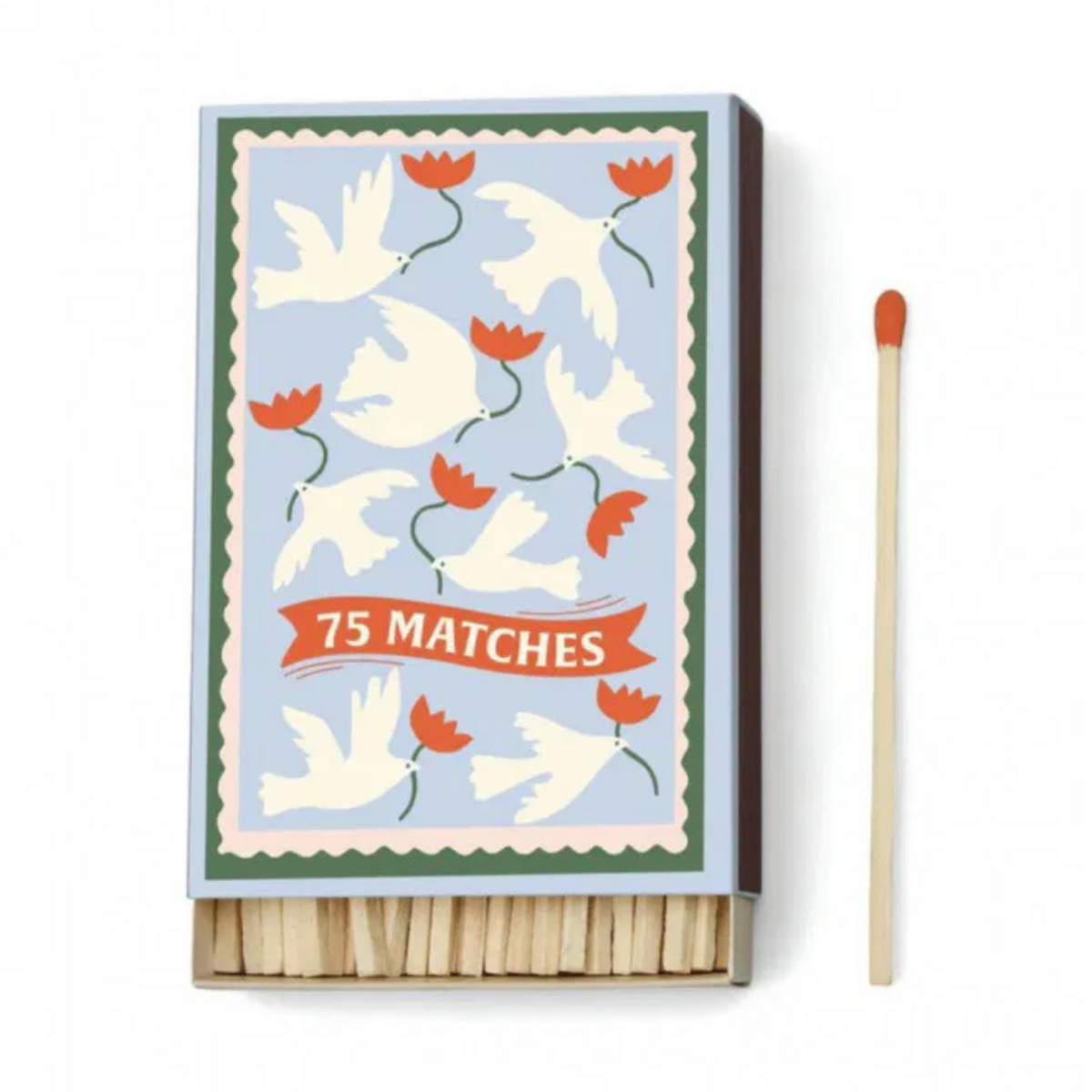 Boîte d'allumettes Oiseaux