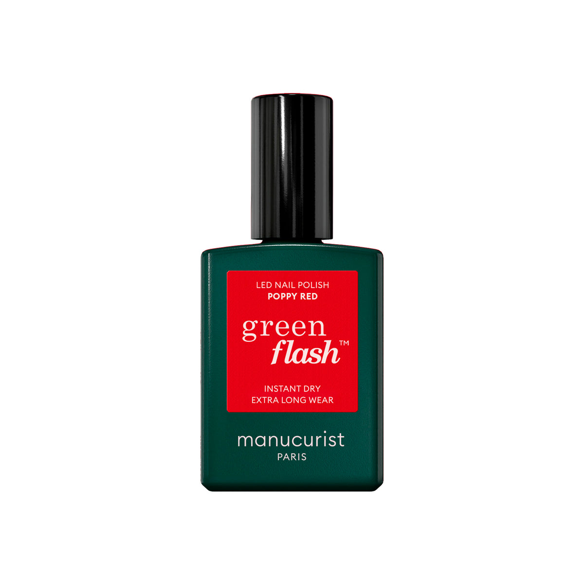 Vernis Green Flash - Poppy Red