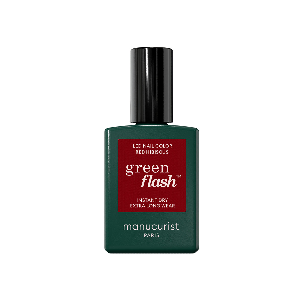 Vernis Green Flash - Red Hibiscus