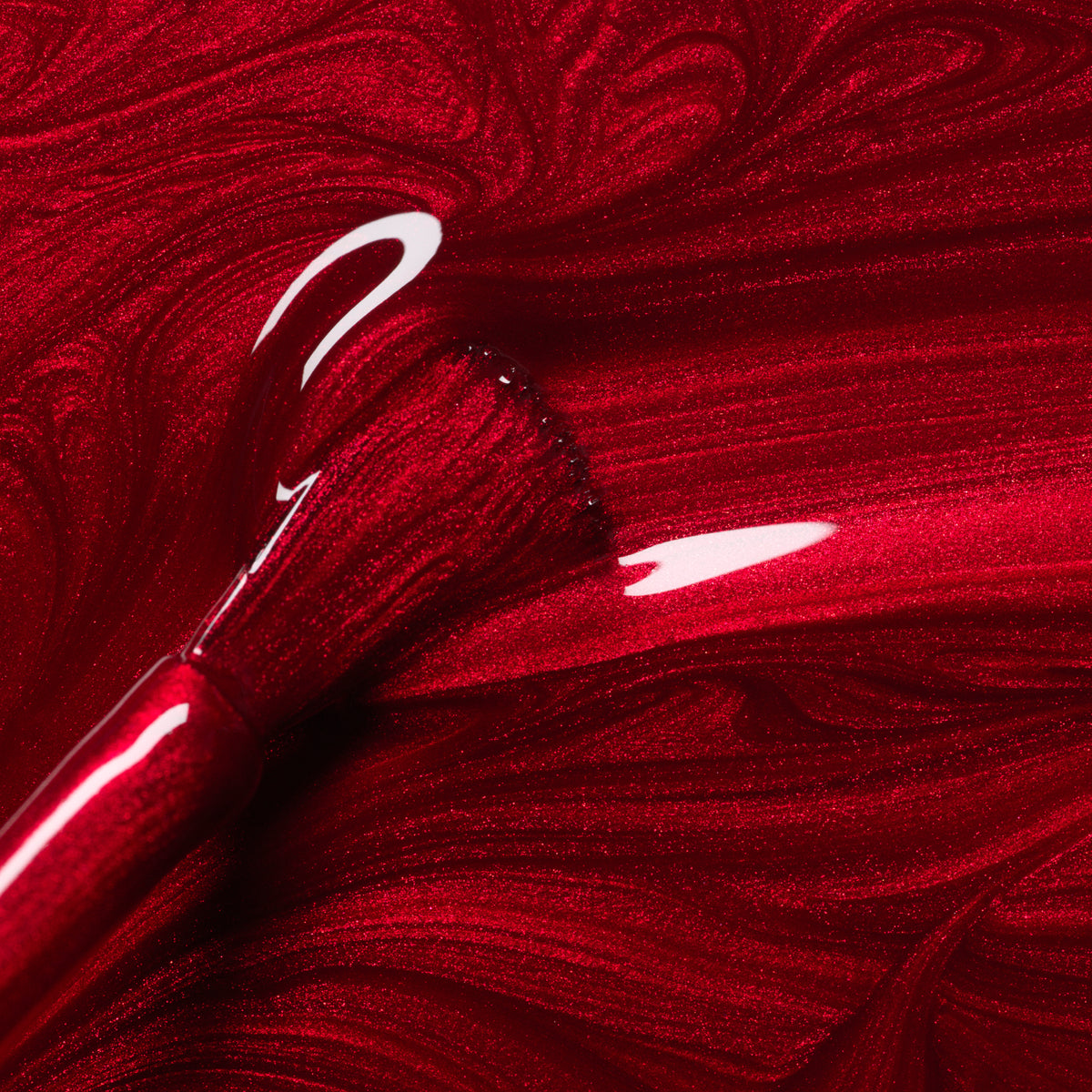 Vernis Green Flash - Red Hibiscus