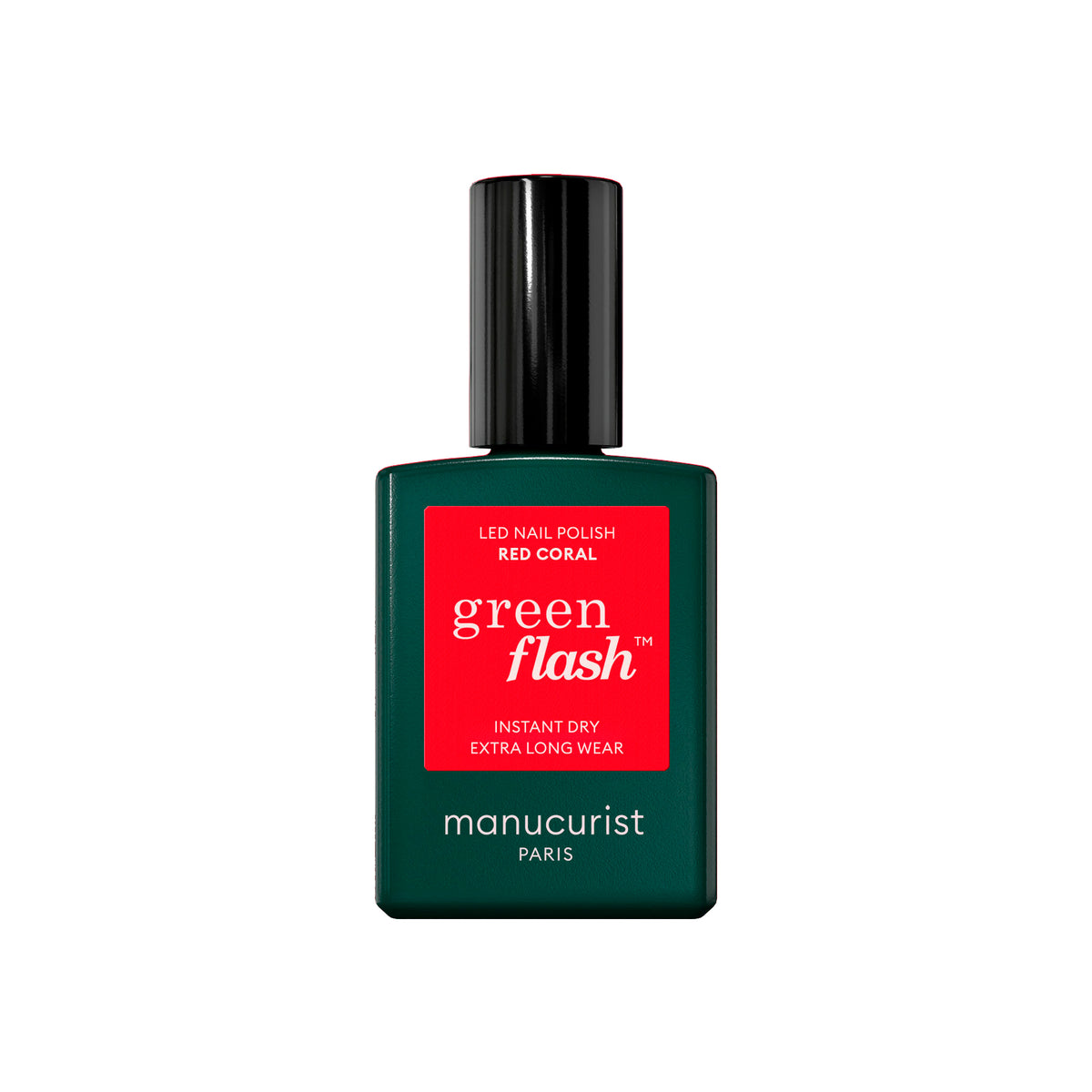Vernis Green Flash - Red Coral