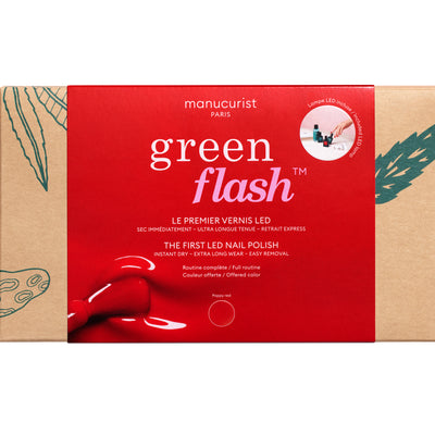 Coffret vernis green flash 1 couleur - Poppy Red
