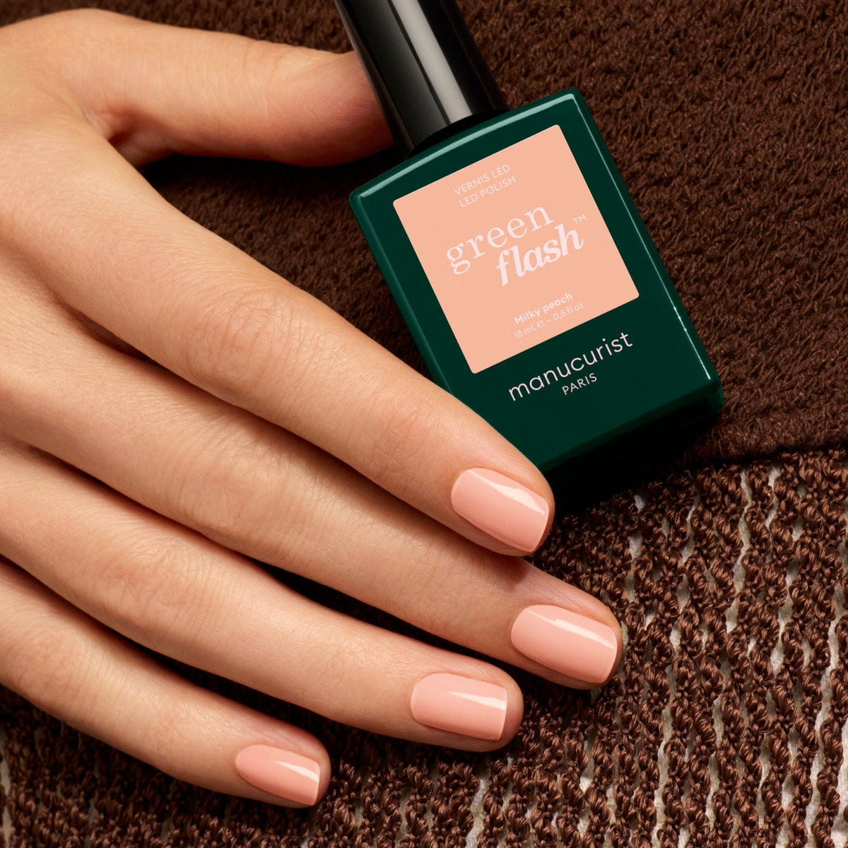 Vernis Green Flash - Milky Peach