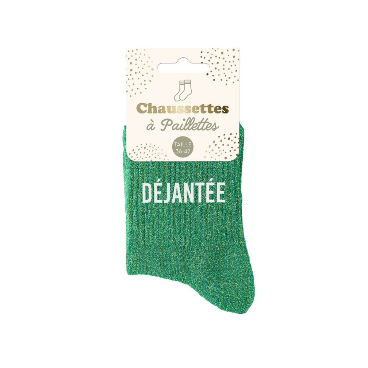 Chaussettes Déjantée TU - Vert
