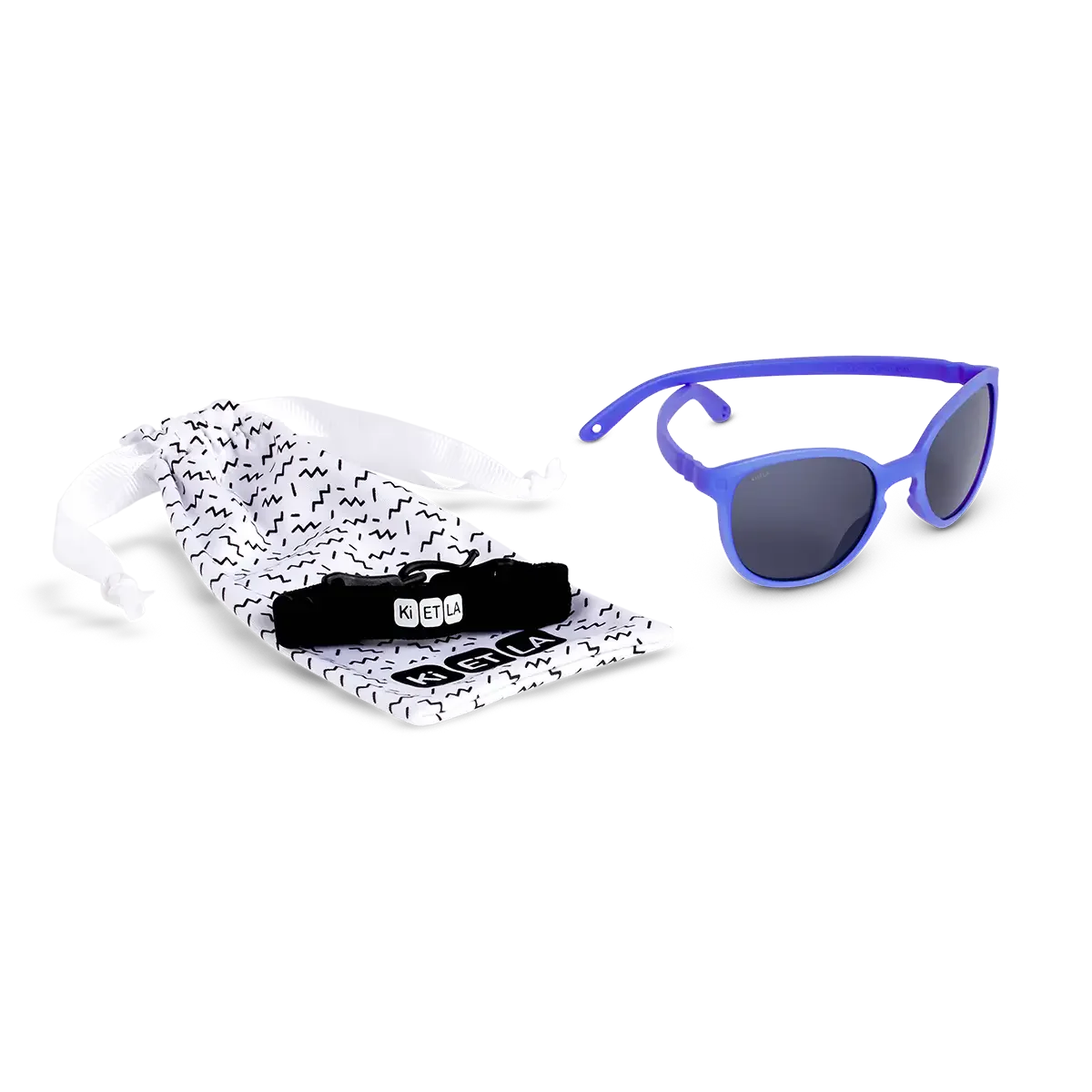 Lunettes de Soleil Enfant WAZZ – Bleu Intense