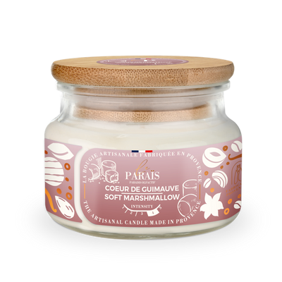 Bougie parfumée 300ml Coeur de Guimauve