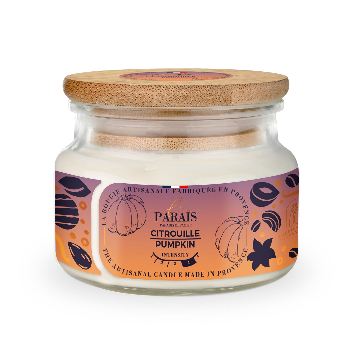 Bougie parfumée 300ml Citrouille