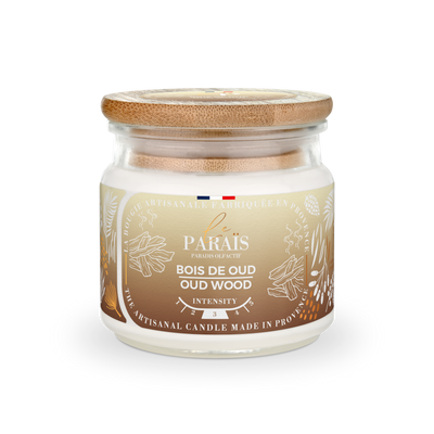 Bougie parfumée 150ml Bois d'Oud