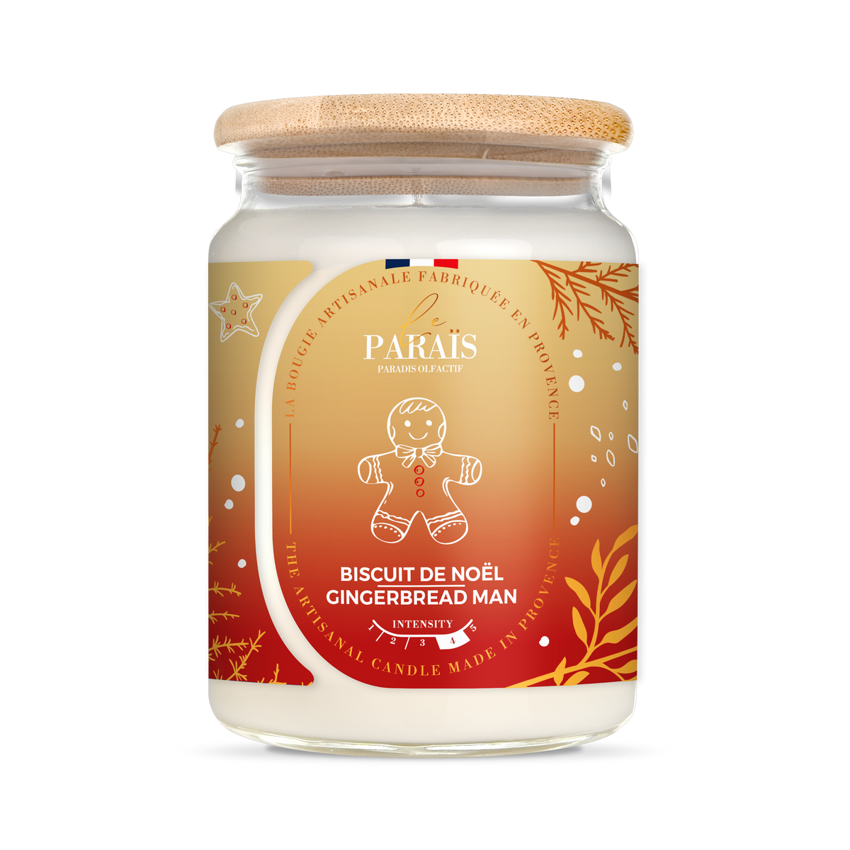 Bougie parfumée 700ml Biscuit de Noël