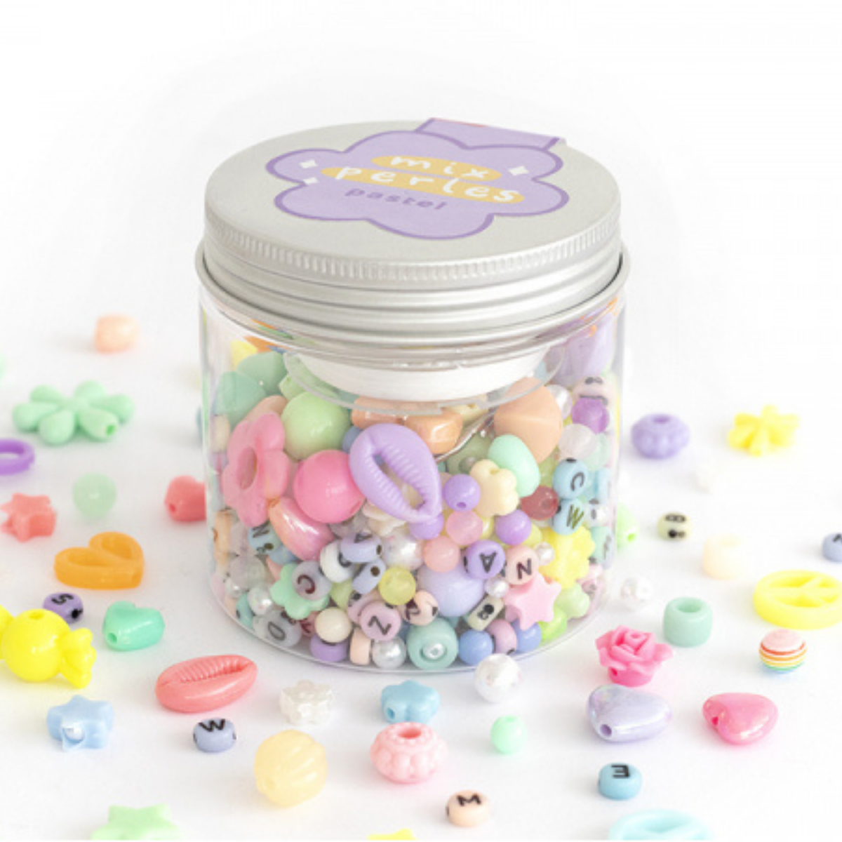 Mix de perles - Pastel