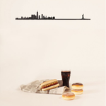 Skyline de New York - décoration murale en acier