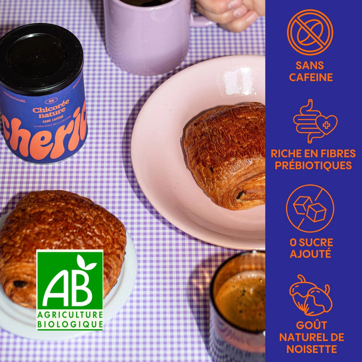 Chicorée Nature Bio – 20 Tasses – Sans Caféine