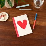Carnet Coeur A6