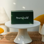 Mini boîte à Bijoux de voyage Marie - Velours côtelé Vert