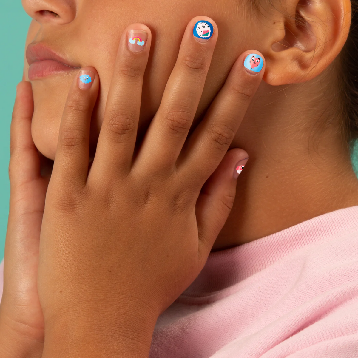 Stickers ongles enfants - Lily