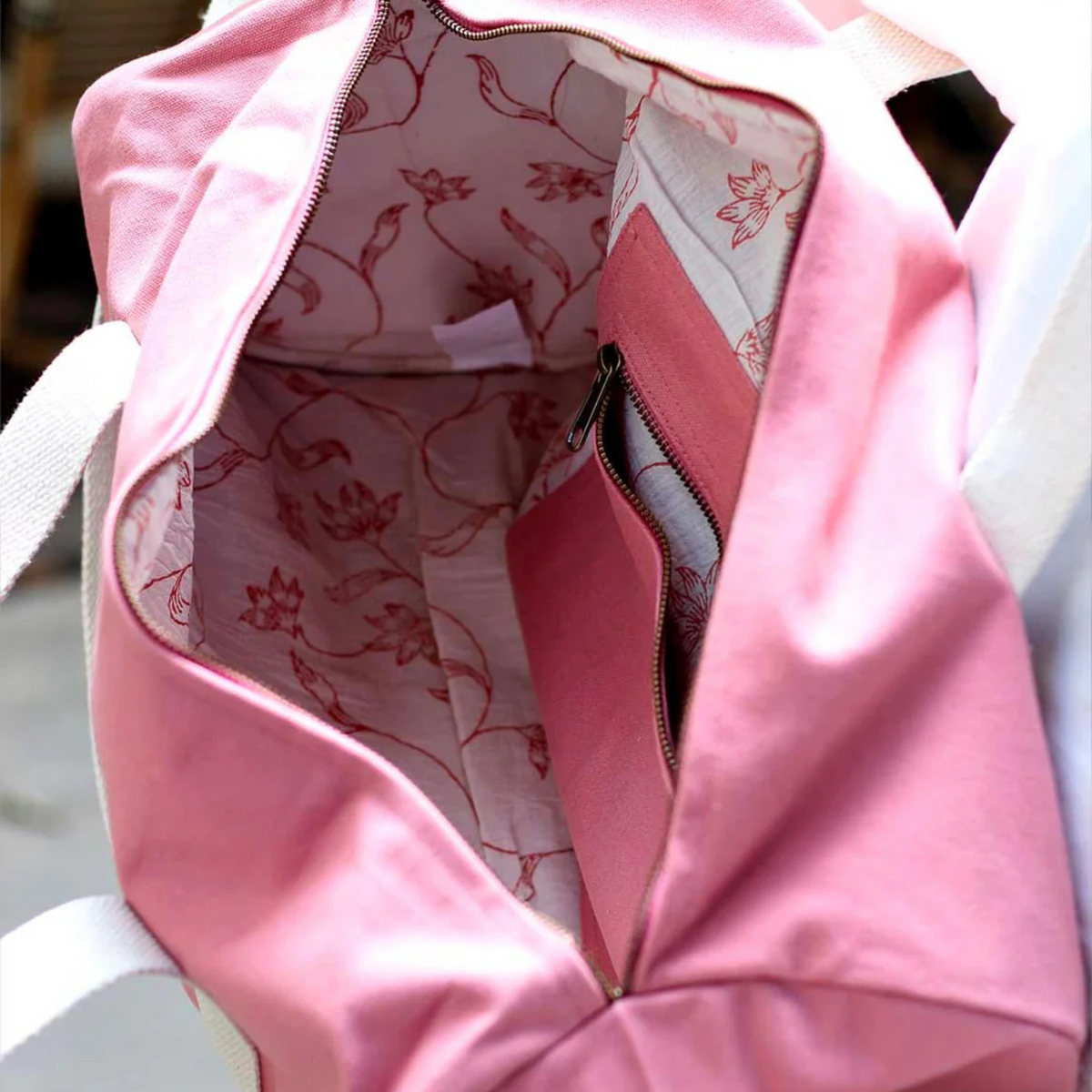 Sac polochon Simon - Rose Blush