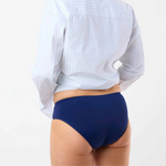 Culotte menstruelle SÉLÉNÉ - Flux moyen - Bleu