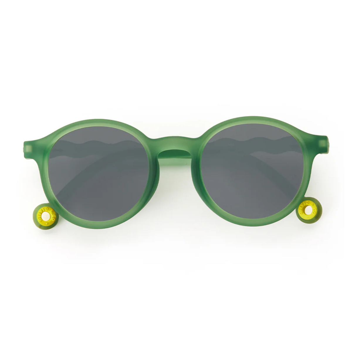 Lunettes de Soleil Ovales Enfant – Vert Olive