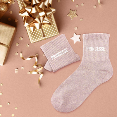 Chaussettes Princesse TU - Rose Pâle
