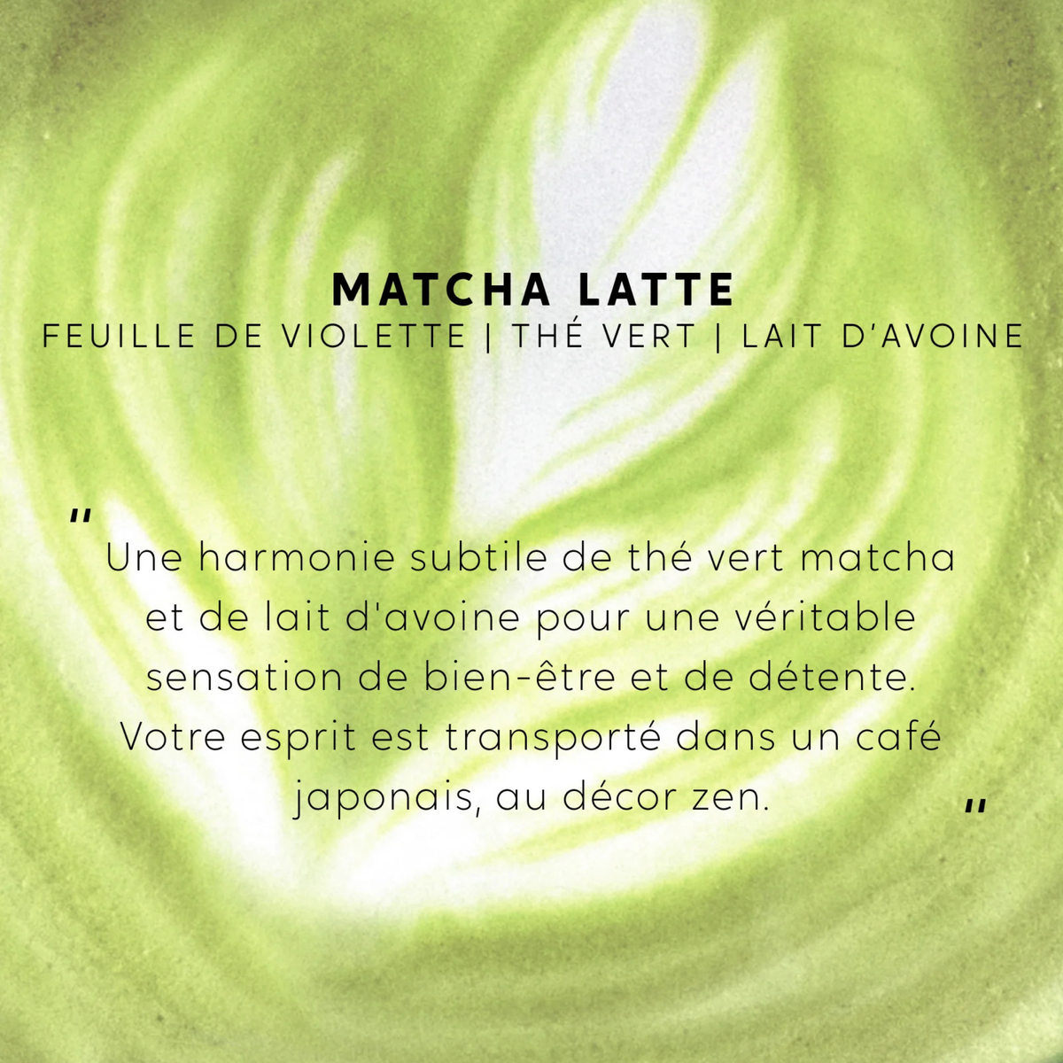 Bougie parfumée - Matcha Latte