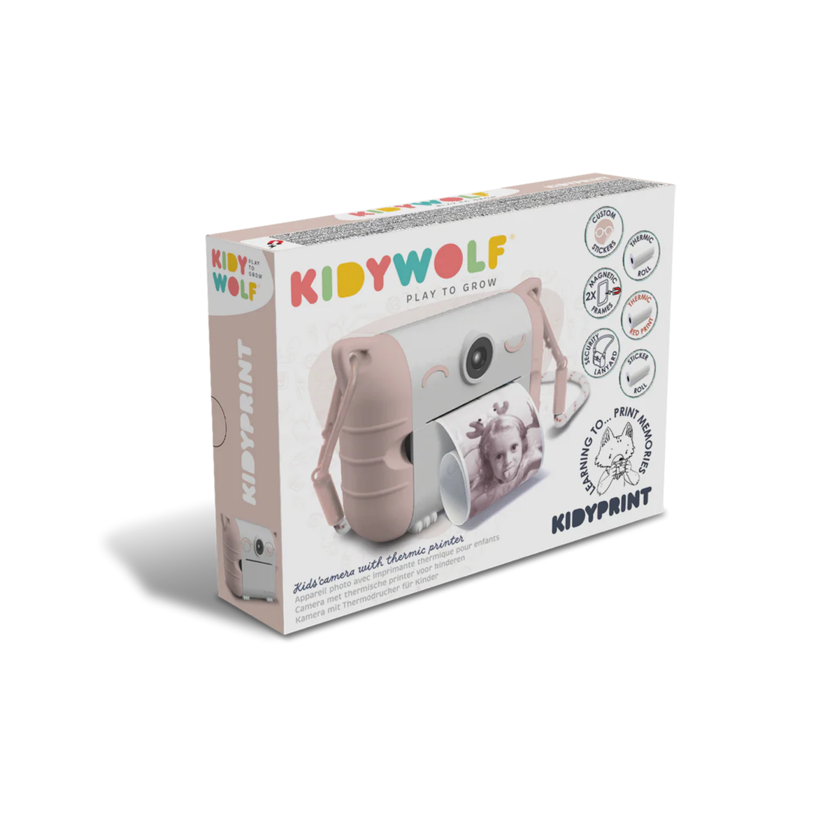 Appareil photo à impression thermique - Rose