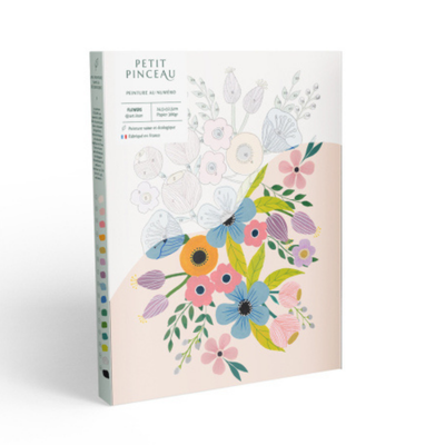 Coffret peinture au numéro - Petit Pinceau - Flowers