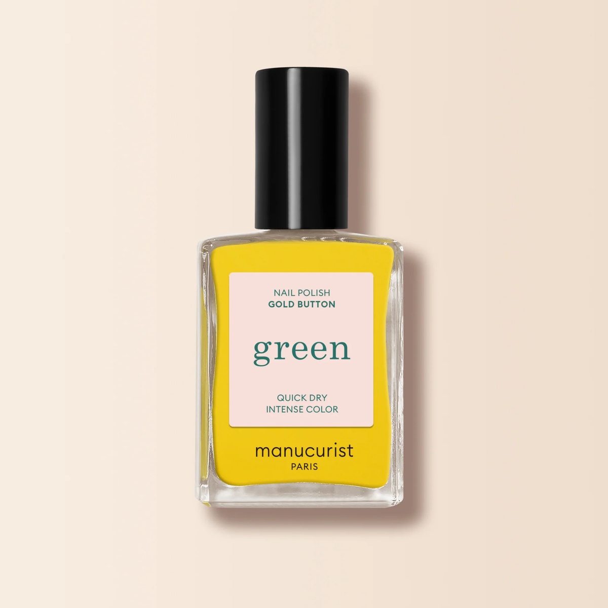 Vernis Green - Gold Button