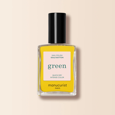 Vernis Green - Gold Button