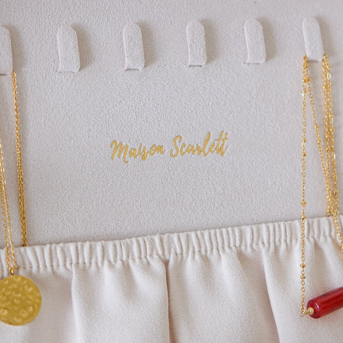 Boîte à bijoux Denise  - Moumoute Blanc
