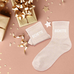 Chaussettes Bichette TU - Rose Pâle