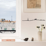 Silhouette de Paris - décoration murale en acier