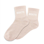 Chaussettes Bichette TU - Rose Pâle