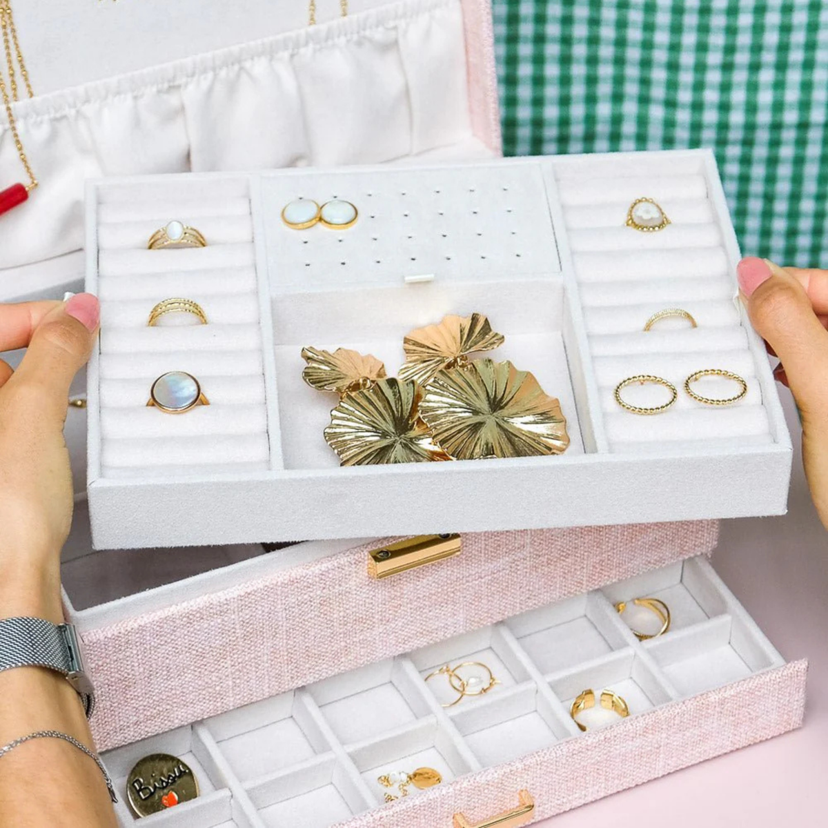 Boîte à bijoux Denise - Lin Rose