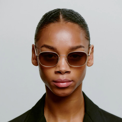 Lunettes de soleil Hello - Or Mat