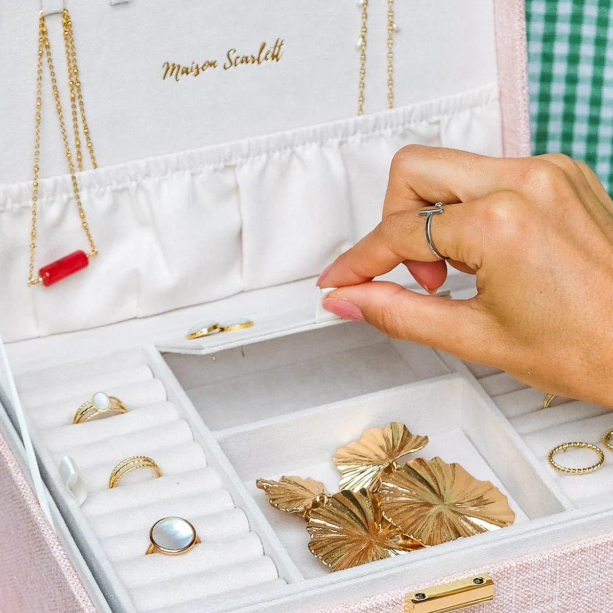 Boîte à bijoux Denise - Lin Rose