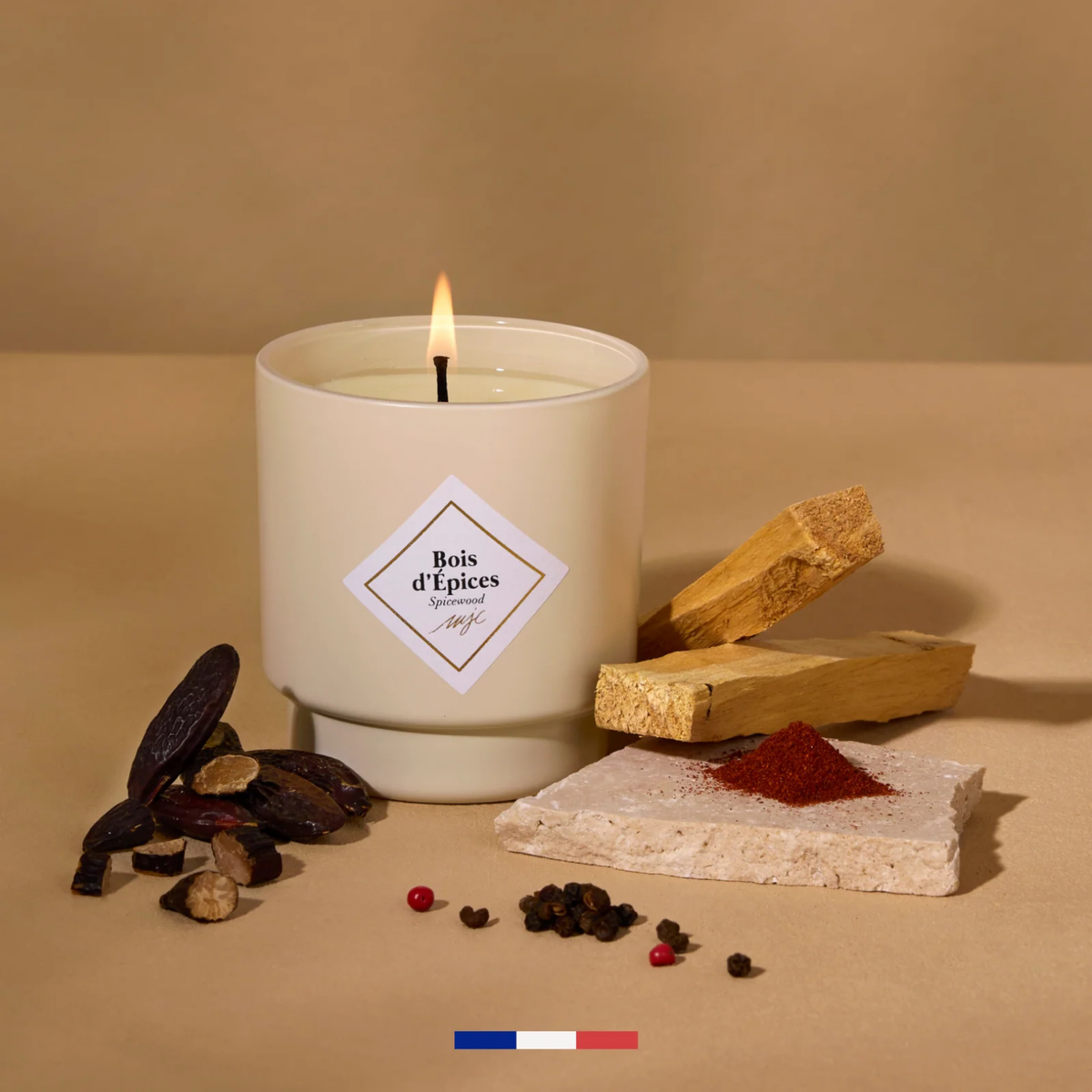 Bougie parfumée - Bois d'épices