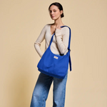 Sac hobo Claire - Bleu Électrique