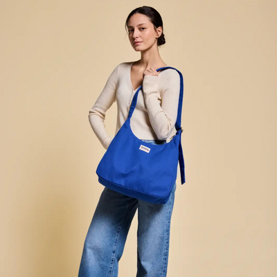 Sac hobo Claire - Bleu Électrique