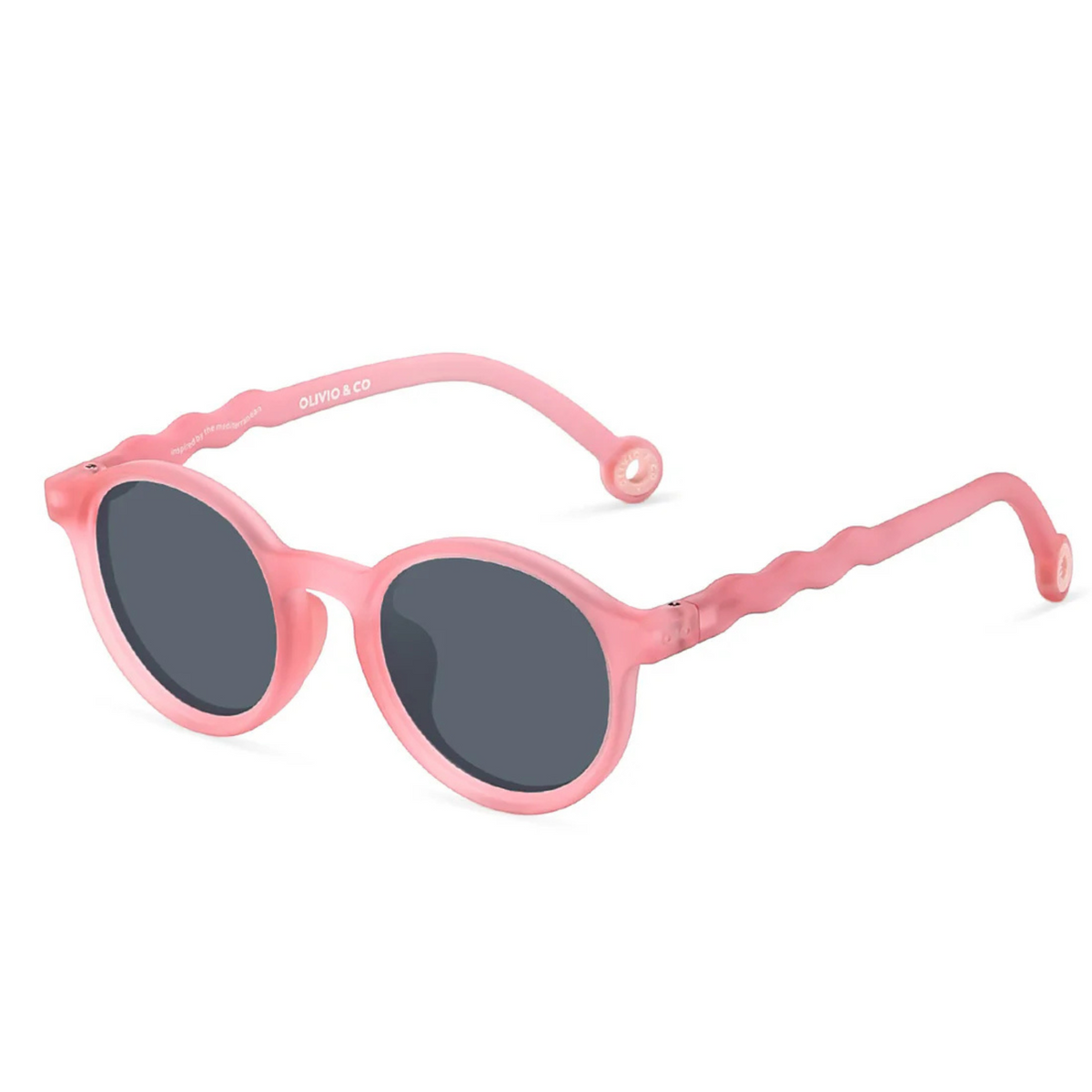 Lunettes de Soleil Ovales Enfant - Rose