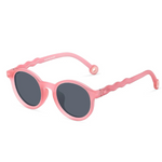 Lunettes de Soleil Ovales Enfant - Rose