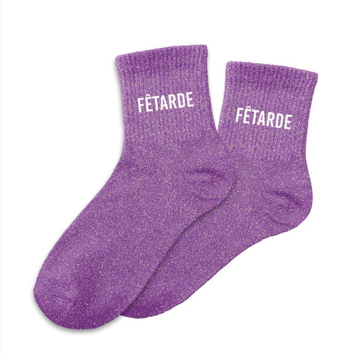 Chaussettes Fêtarde TU - Violet