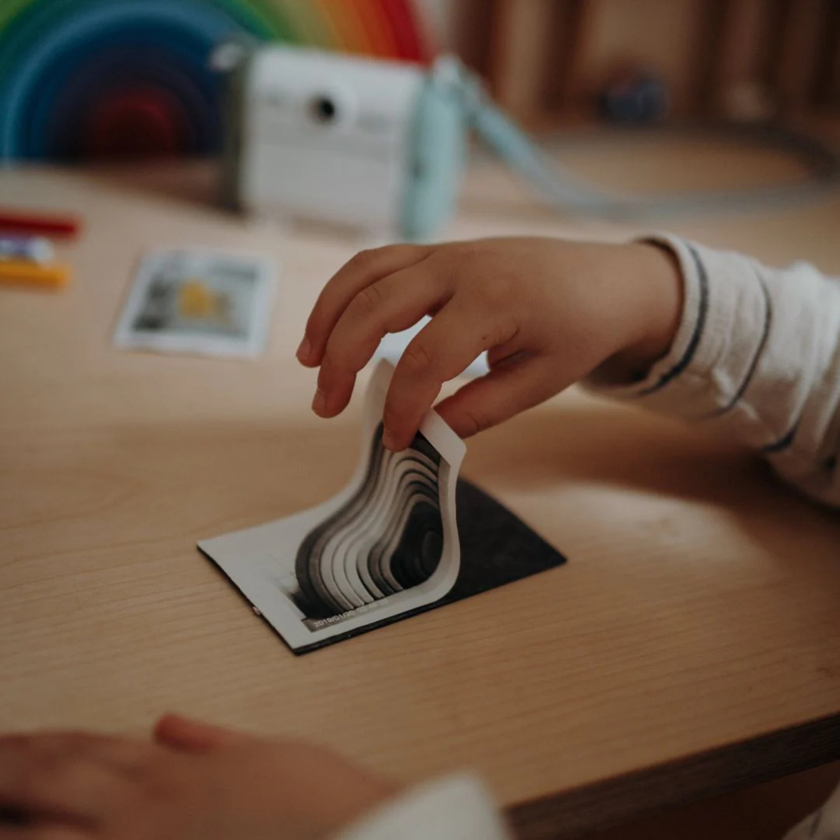 Appareil photo à impression thermique - Rose