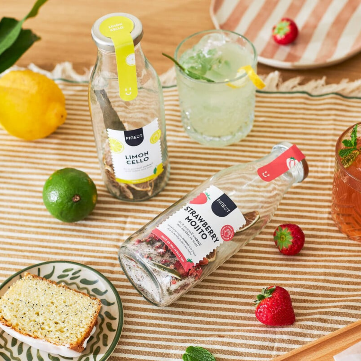 Coffret Cocktail - Mojito Fraise & Limoncello